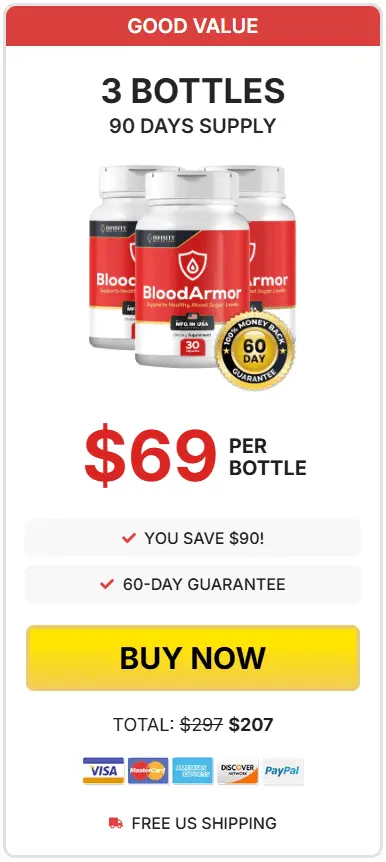 buy blood armor 3 bottles